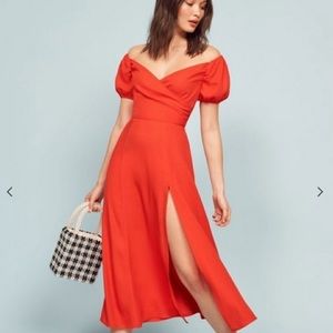 Reformation pearl dress